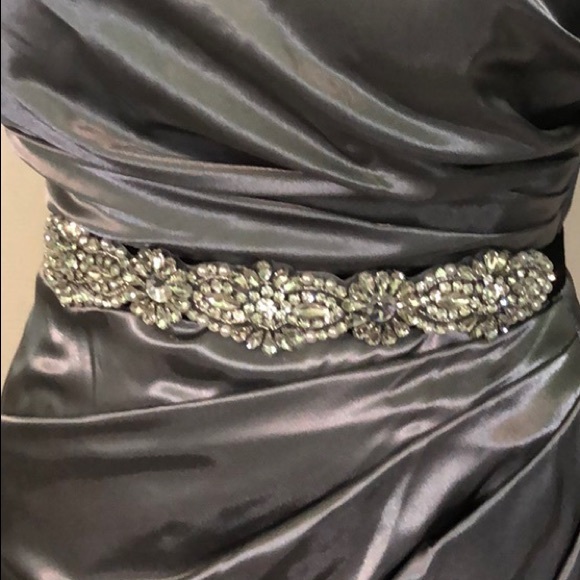 Rhinestone black belt - Picture 12 of 14